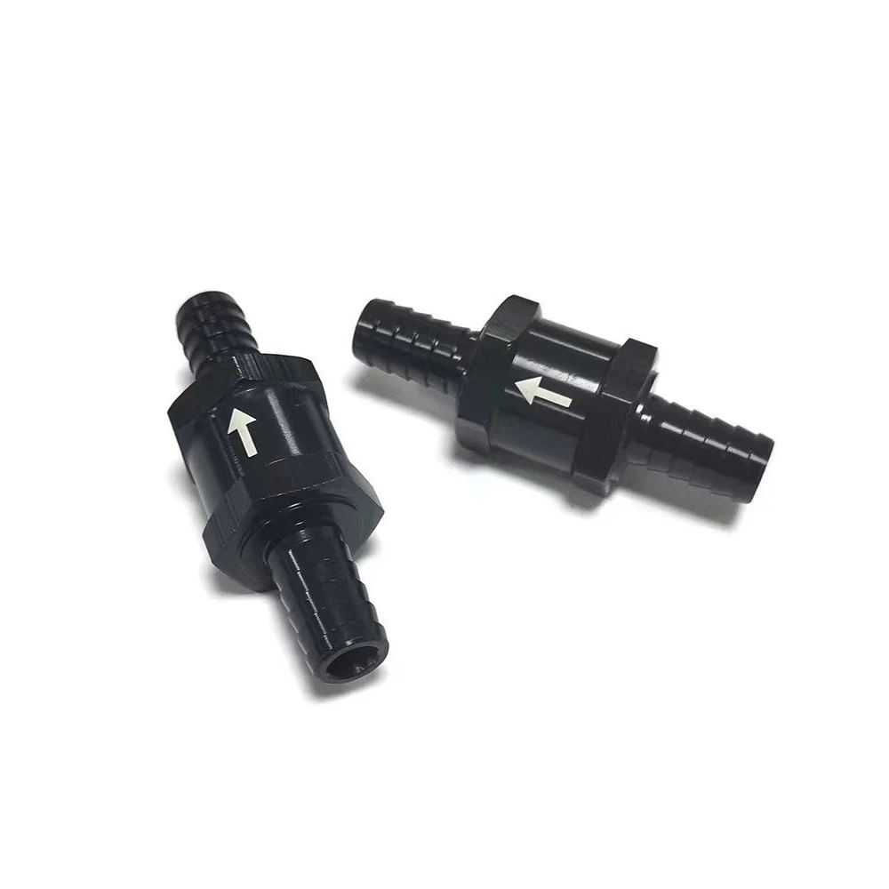 

4pcs Aluminum Fuel Non Return Check Valve Fit for Carburettor and Low Pressure Fuel Systems 4mm/6mm/8mm/10mm/12mm