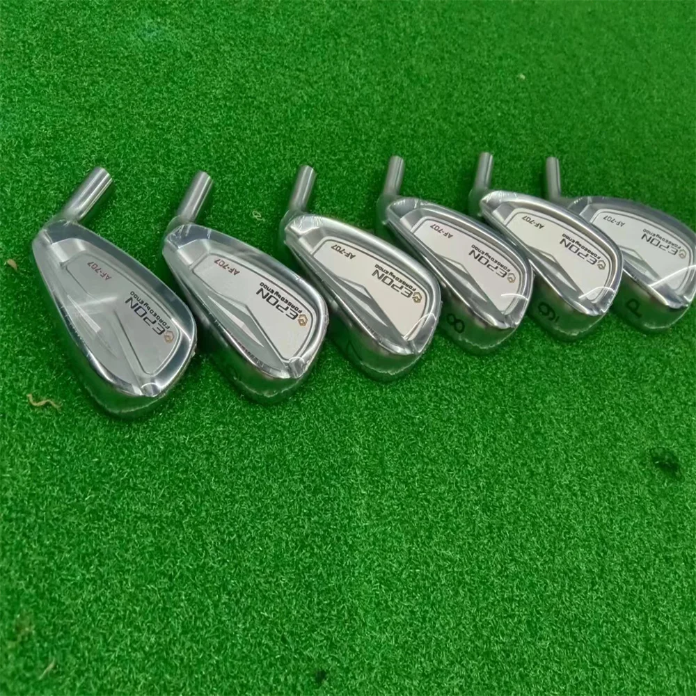 New Golf Irons  E-P-O-N A-F 707  Golf Irons silver  6pcs 56789p Steel or graphite golf clubs