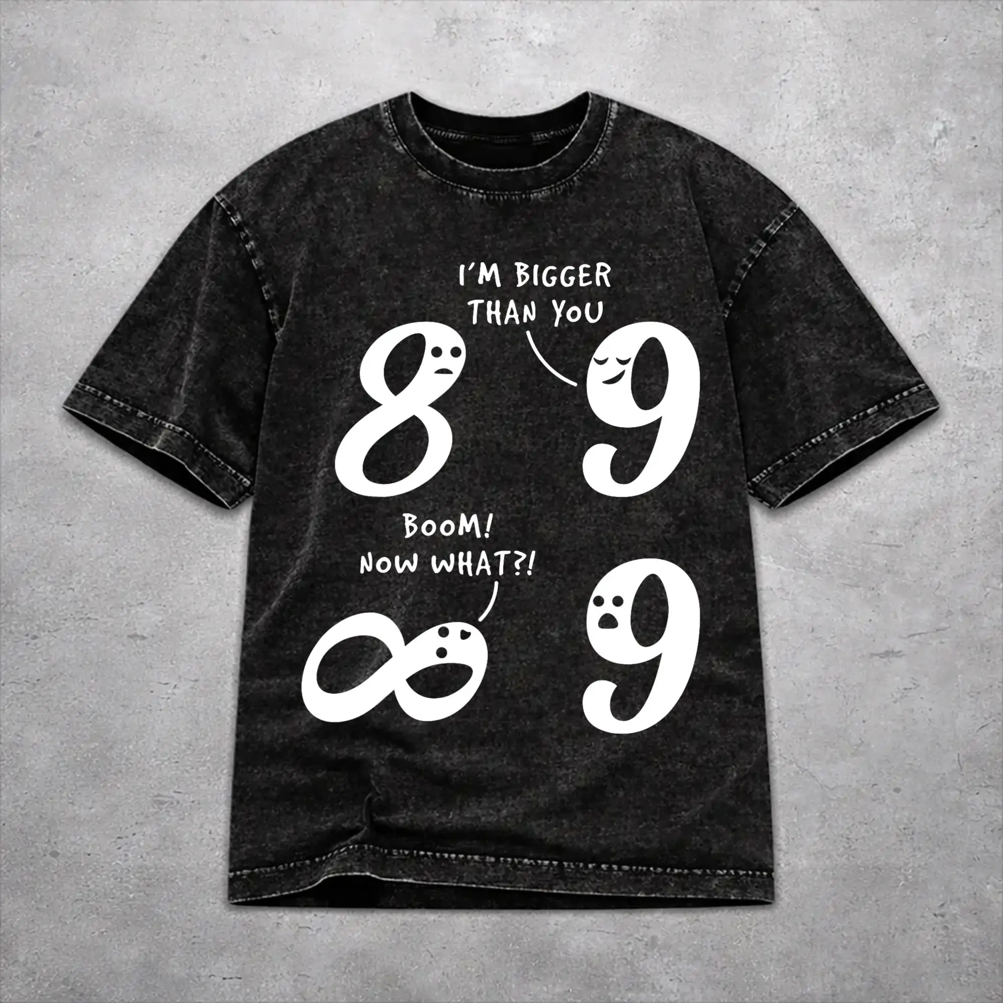 Harajuku Washed Shirts Mathematics Joke - Analysis Algebra Math Student  Merch Fashion T Shirt Oversize  Streetwear Short Sleeve
