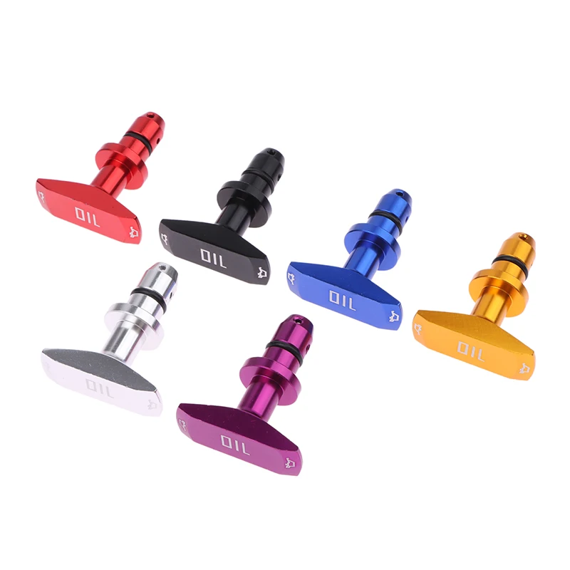 

1Set Universal Car Oil Dipstick Pull Handle Engine Oil Pullhandle Aluminum Alloy Billet Automobile Modification Replacement