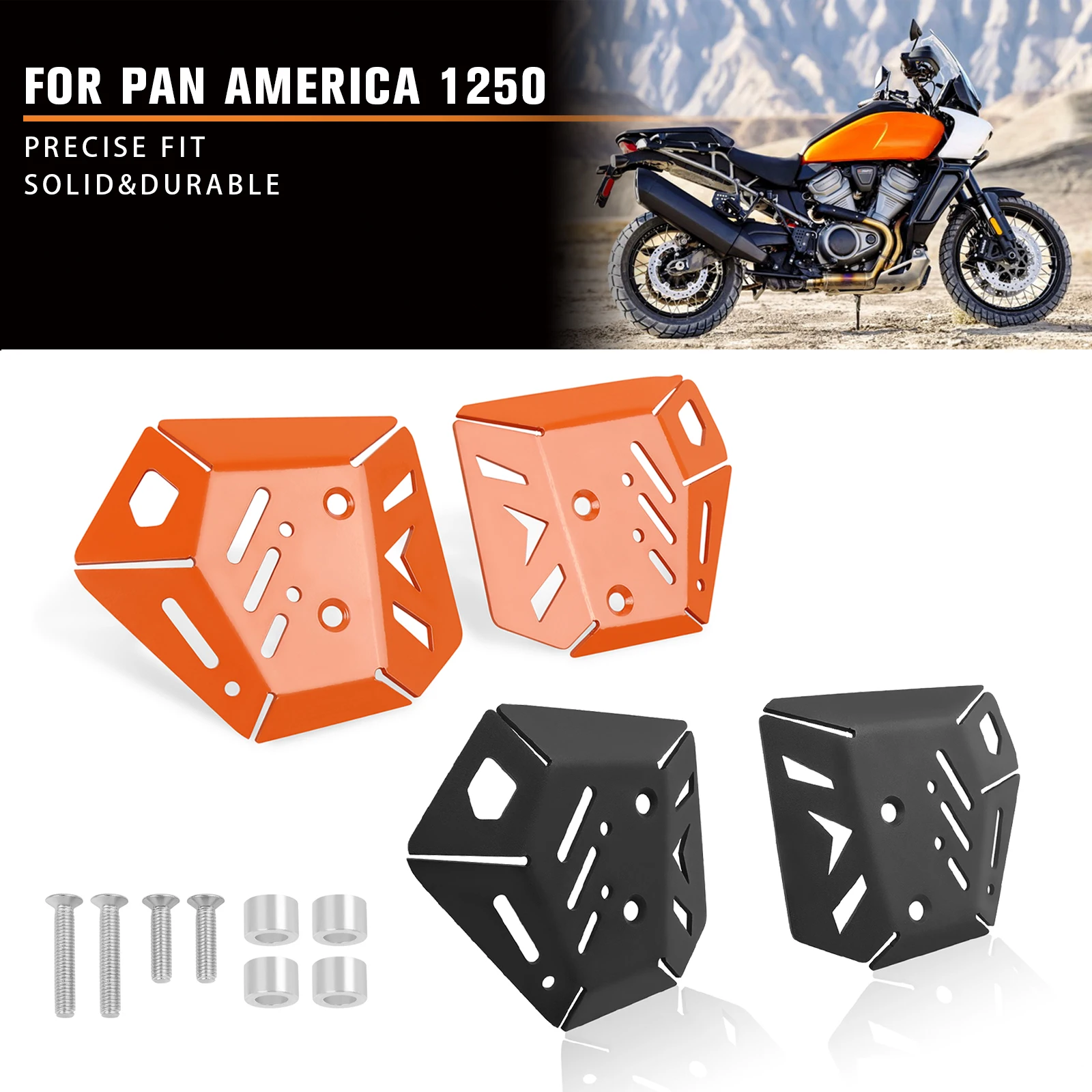 

Left Heel Protection Cover & Brake Pump Protection Cover For Harley For Pan America RA1250 1250S Special 1250 2021-2024