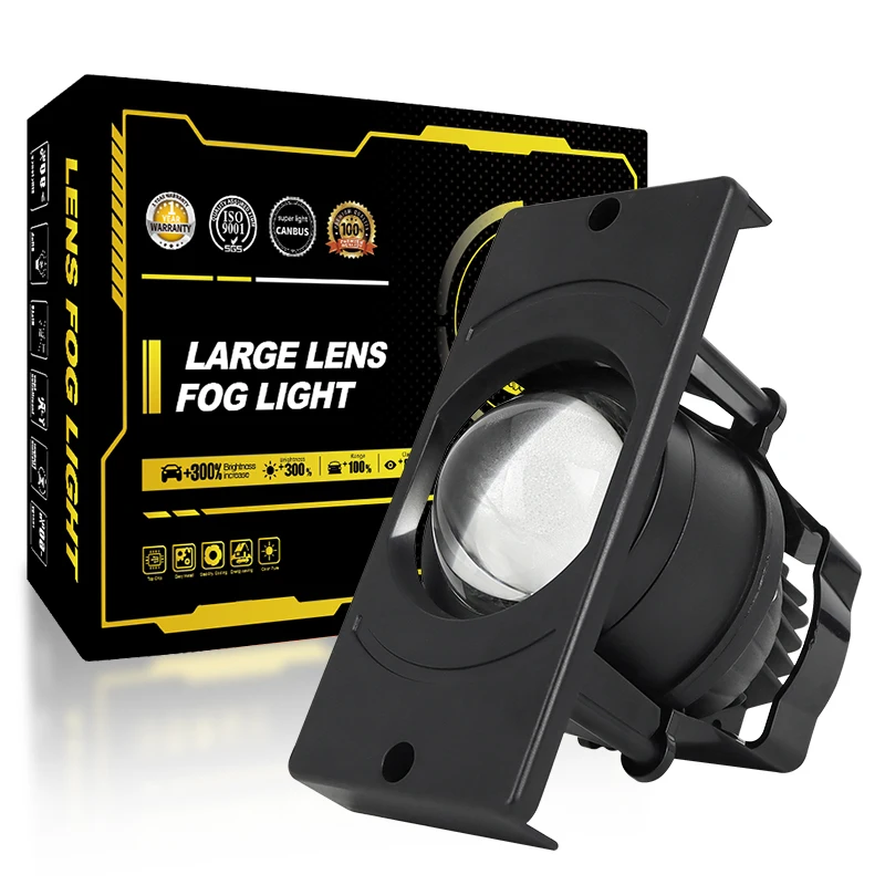 

3 inch high _ power super bright three color Light Emitting Diode driving fog lamp universal model Light Emitting Diode headlamp