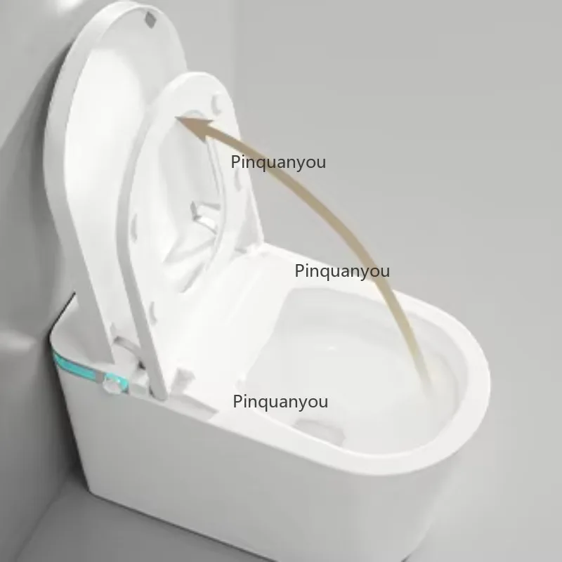 High-End Modern art Toilet with Automatic Intelligence Remote Control Seat Heating P-Trap Drainage for Sanitary Bathroom