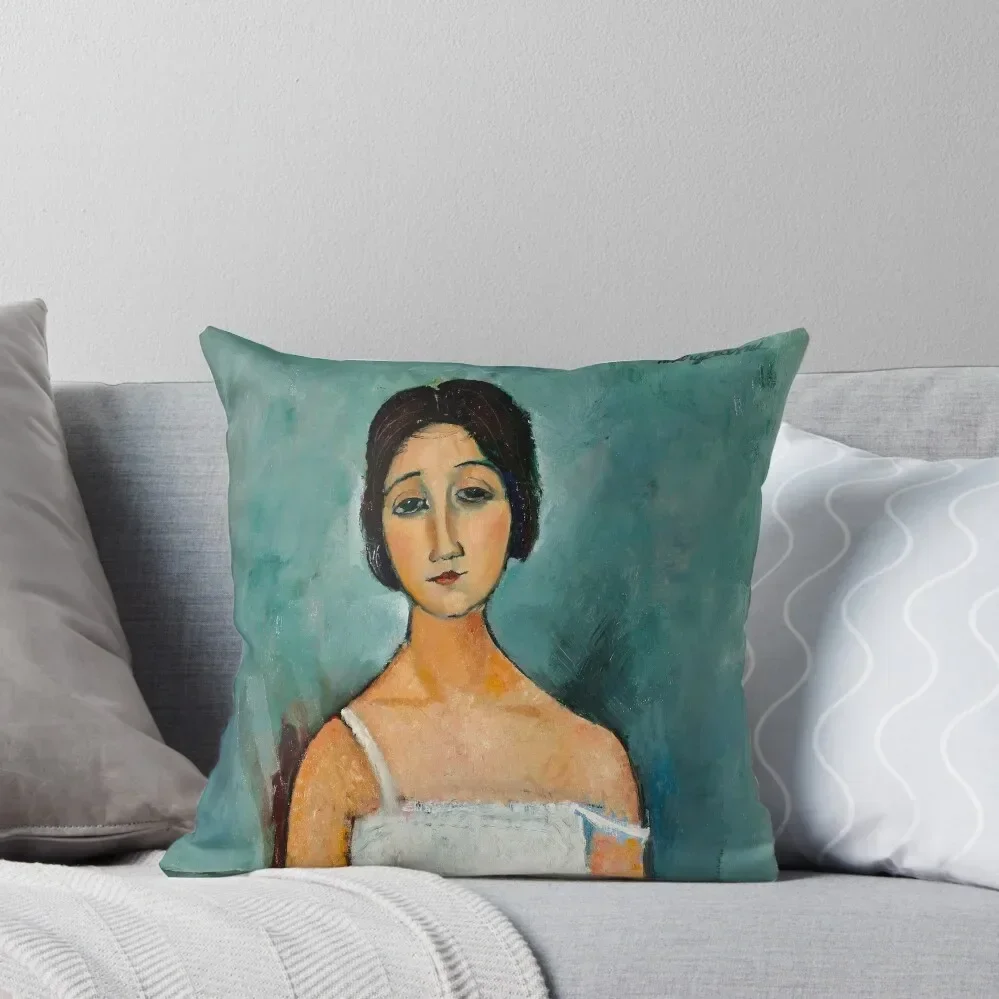 

Amedeo Modigliani Christina Throw Pillow home decor items Sofas Covers pillow