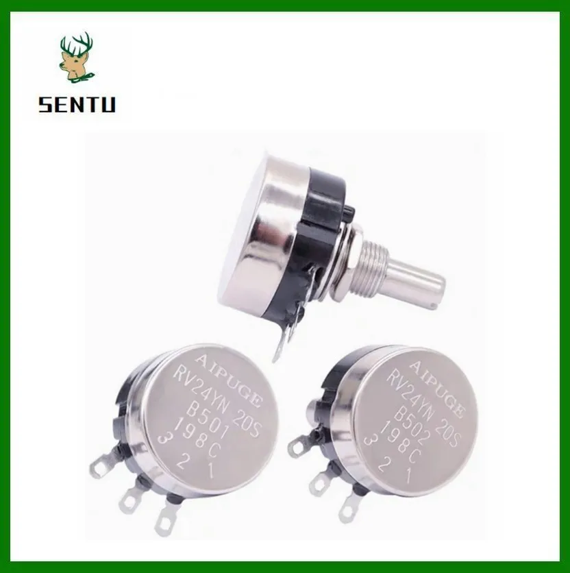 

WAVGAT RV24YN20S 101 102 B103 104 105 201 202 203 204 254 302 303 501 502 503 504 5K 10K 100K 500K 200K 100 ohm Potentiometer