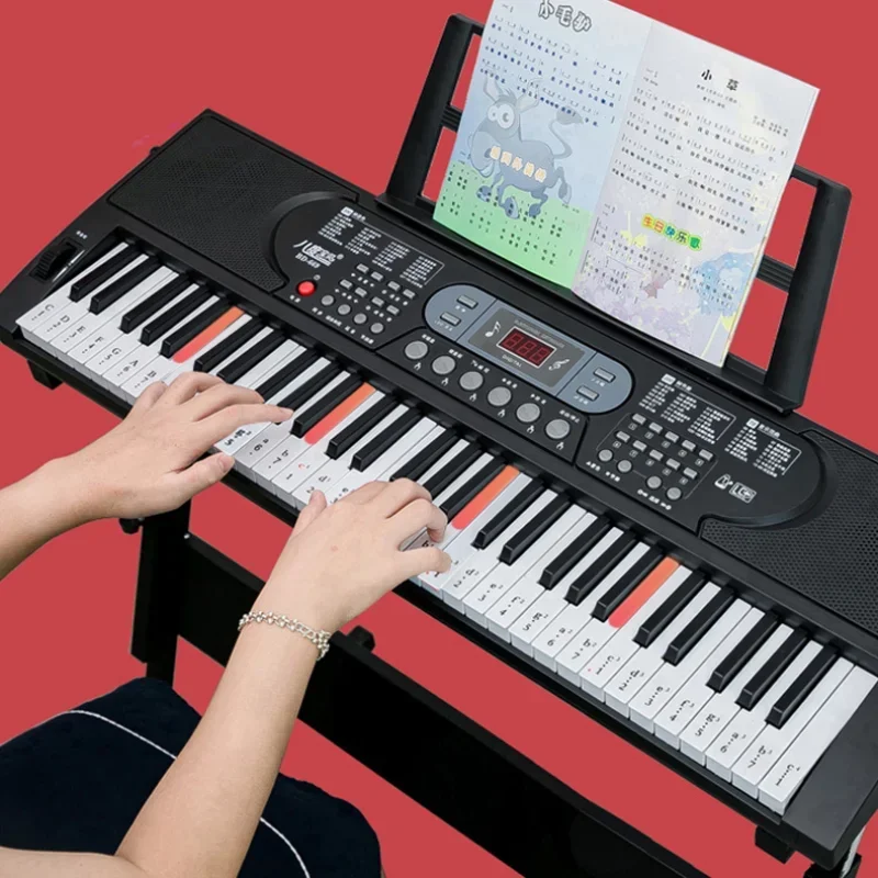 

Kids Electronic Organ 61 Key Keyboard Learning Electronic Piano Musical Keyboard Teclado Musical Consumer Electronics WK50EP