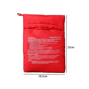 1/2 pçs forno de microondas panela de batata saco batata assada microondas cozinhar batata rápida acessórios cozinha gadgets 10 principais vendas batata pure - №8