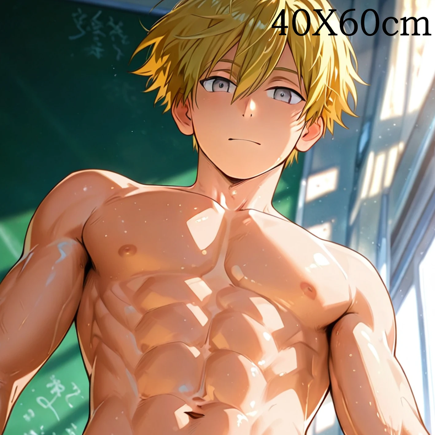 Dakimakura Anime BNHA 2B Jockstrap Party Pillow Cover Sofa Cushion Double-side Print Throw Pillow Case 40X60cm