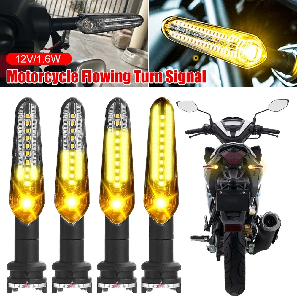 

Universal Motorcycle Turn Siganl Flowing Water Headlight Running Water Front Rear Lamp for Yamaha MT07 MT03 MT09 Tracer XSR 700