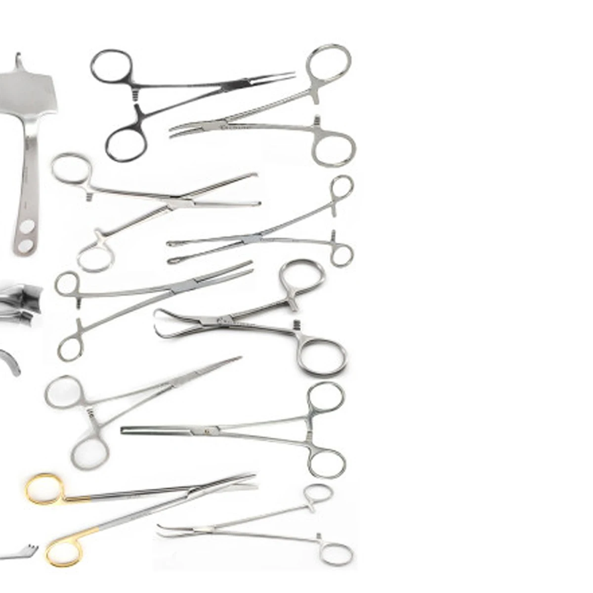 Professional Use in Hospitals Clinics and Operating Rooms Made From High Grade Stainless Steel General Surgery Instruments Set