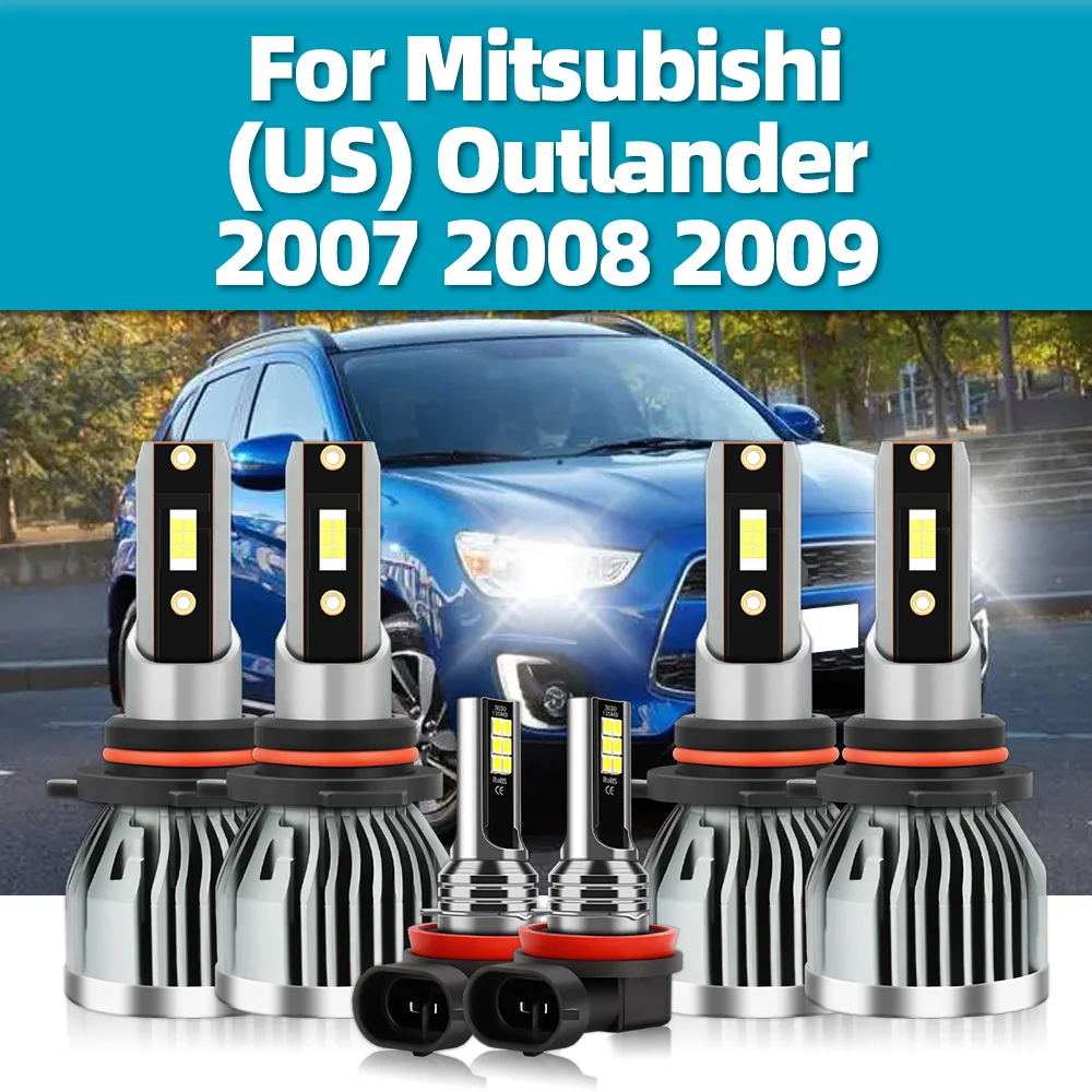 

Car Headlight Bulbs LED 20000LM 110W High Power Headlamps 6000K 12V Lamp Fog Lights For Mitsubishi (US) OUTLANDER 2007 2008 2009