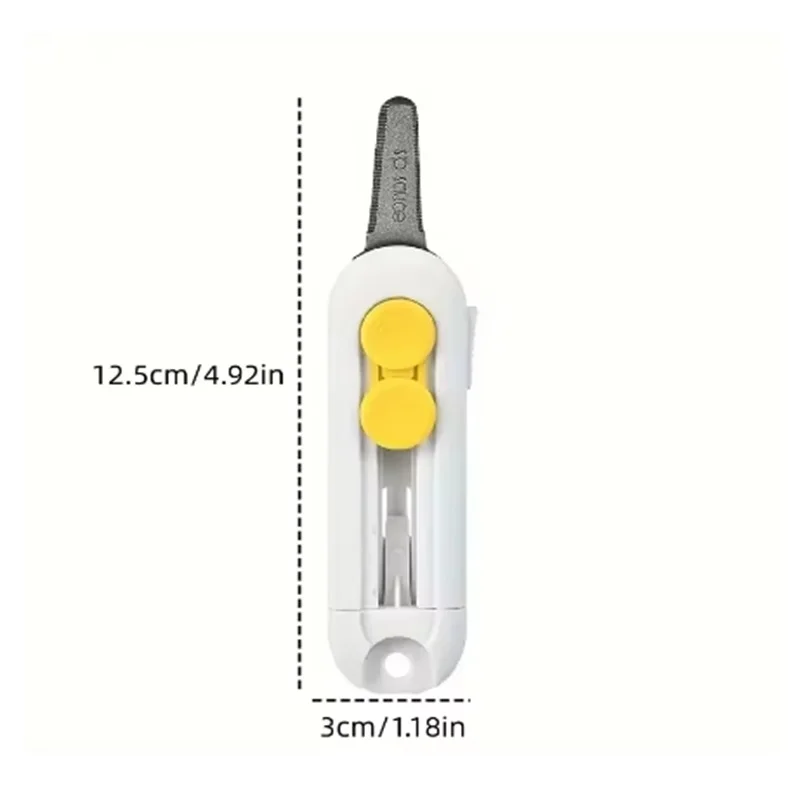 Magnetic Mini Utility Knife Automatic Rebound Anti-cut Plastic Box Cutter for Express Unboxing and Letter Opening
