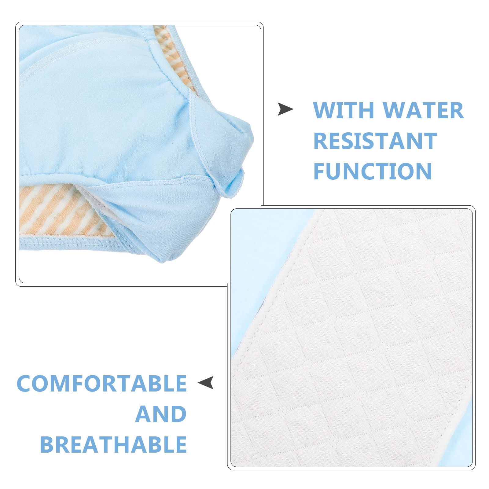 قابل للغسل وقابلة لإعادة الاستخدام حفاضات الكبار مانعة للتسرب سلس البول الملابس الداخلية لكبار السن الرجال النساء القطن مريحة المضادة للتسرب مبولة بانت #1