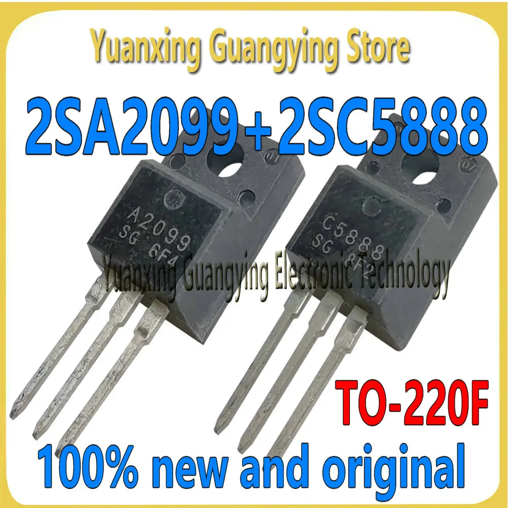 (10pcs=5pairs) 2SA2099 2SC5888 A2099 C5888 TO-220F Epson Printer Pair Tube 100% Brand New & Original