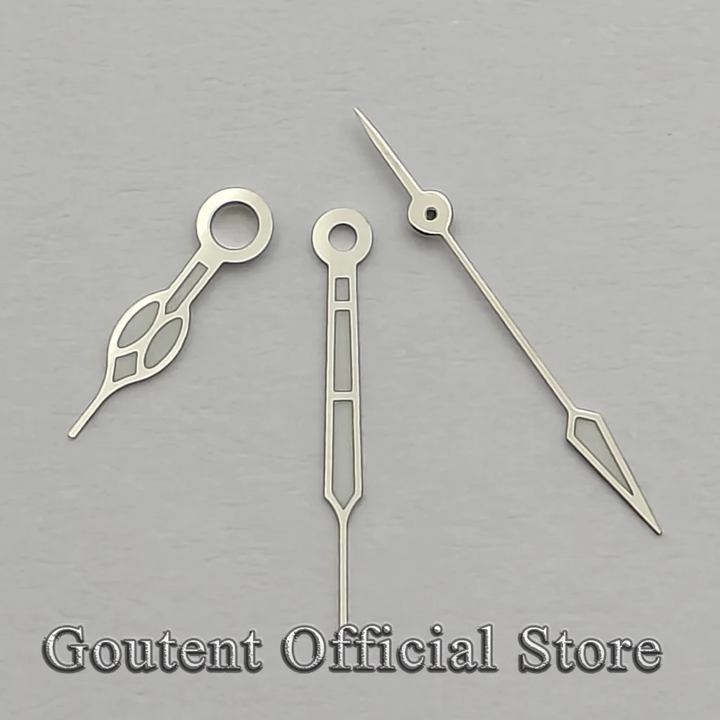 ساعة Goutent فضية/ذهبية وردية/أسود/ذهبي مناسبة لحركة NH35 NH36.