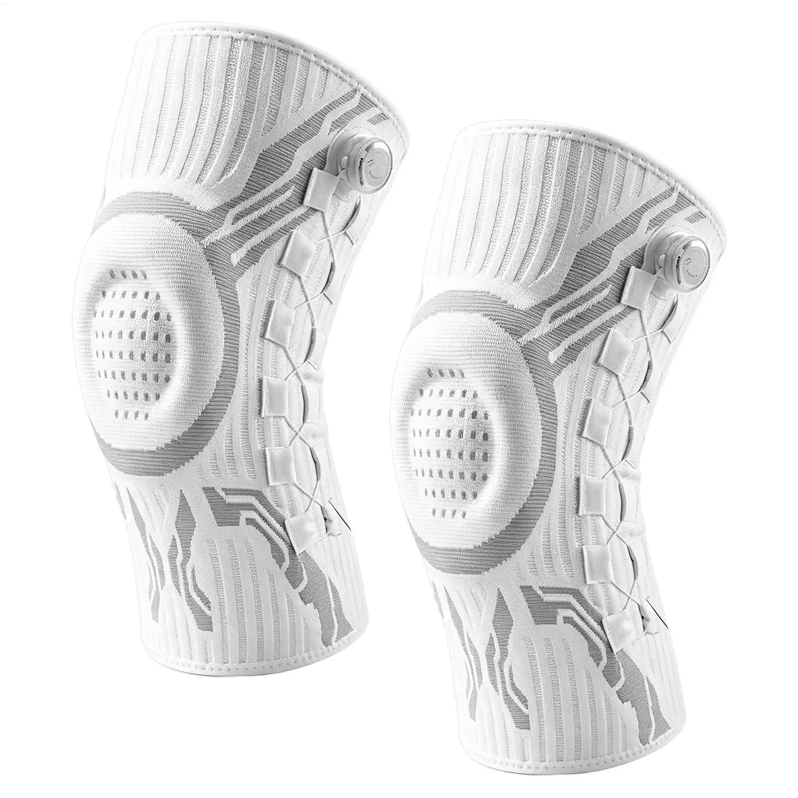 Knee Brace Adjustable Elastic Knob-type Wraps Protection Knob-type Knee Brace for Running Sports Workout Exercise Hiking Walking