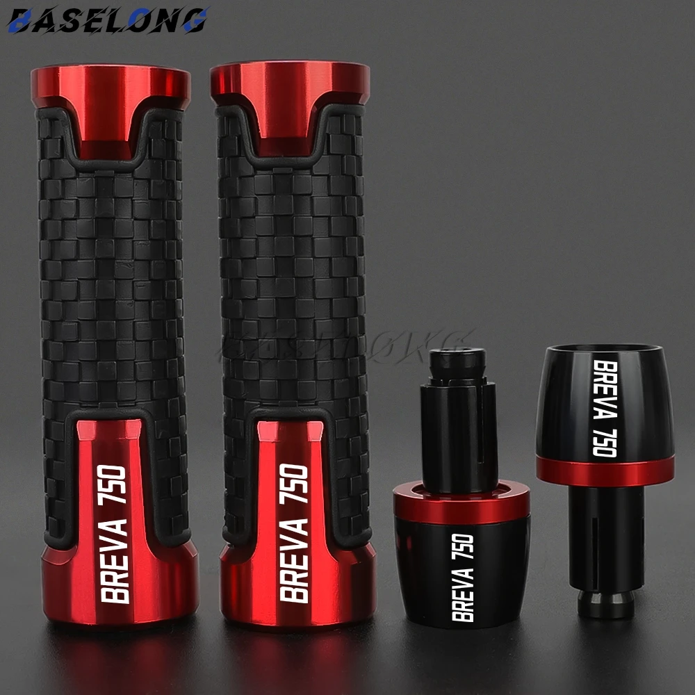 

Motorcycle Handlebar Grips Bar Ends Hand Grip Plug Slider End Caps For MOTO GUZZI BREVA750 BREVA 750 2004 2005 2006 2007 - 2009