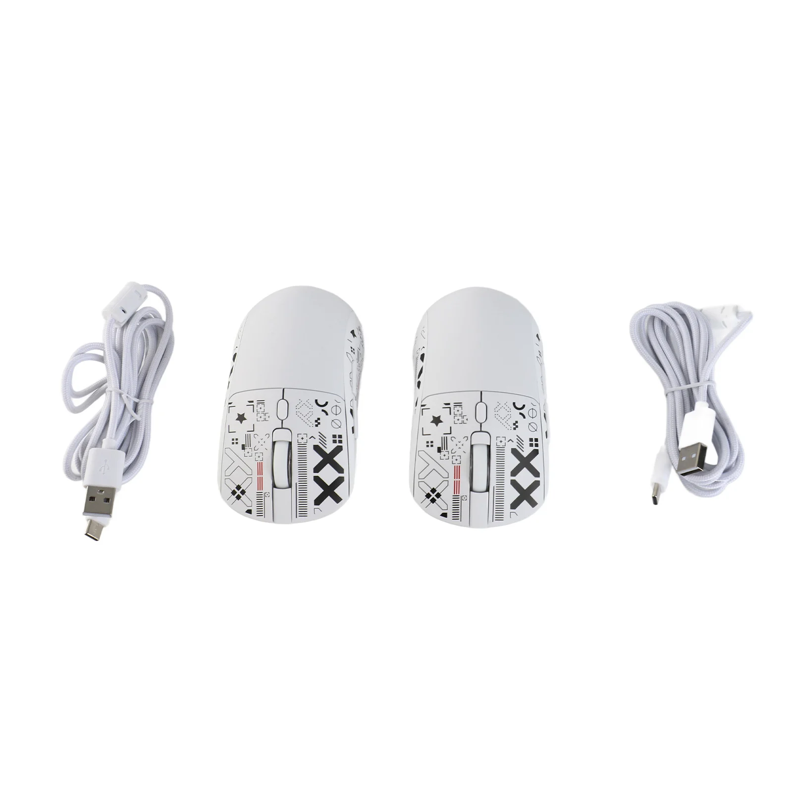 T90 2.4G Wireless Mechanical Mouse RGB Gaming Mouse Ergonomic Design 10 Million Keystroke  3600 Speeds 6 RGB Light