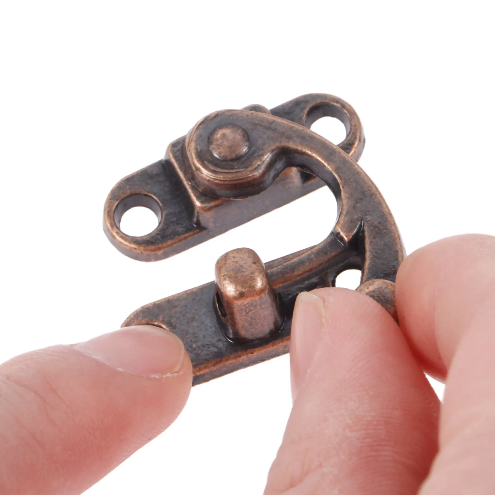 2 pezzi 29*33mm lucchetto Hasp gancio serratura mobili Hardware scatola di gioielli valigia fibbia fermaglio Clip