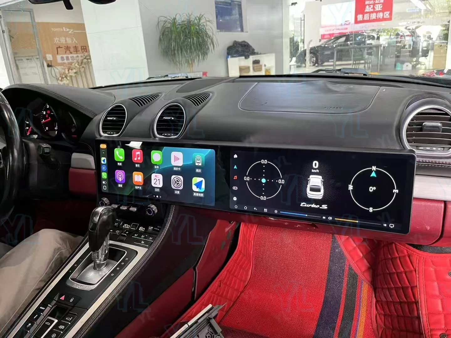 

y Автомобильный Android CarPlay для Porsche Boxster 718 2016-2023, двойной экран 12,3 дюйма, автомобильный GPS-мультимедийный плеер, головное устройство, автомобильный радиоприемник, медиа BT
