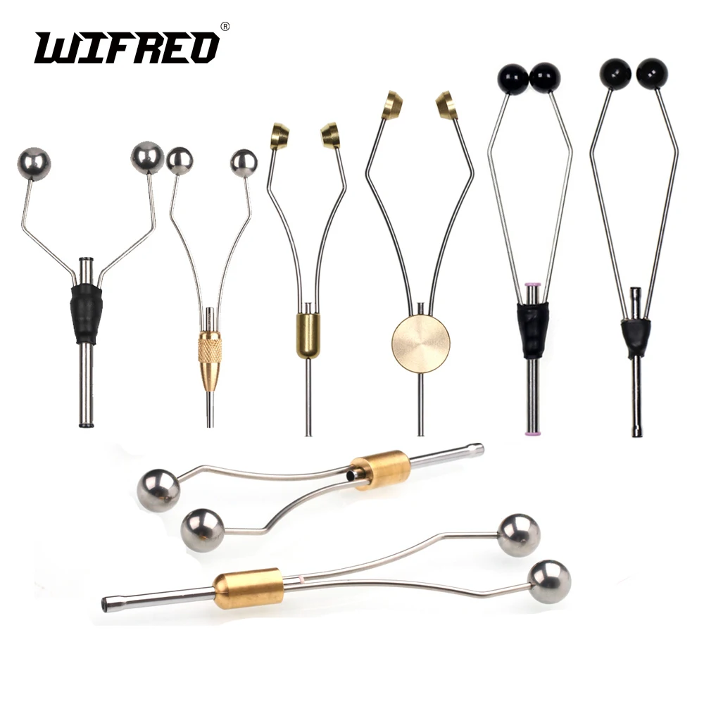 Wifreo 1pc Alloy/Bi-ceramic Tip Fly Tying Bobbins Holder Smooth Tying Fishing Flies Lure Baits Making Fly Tying Tools