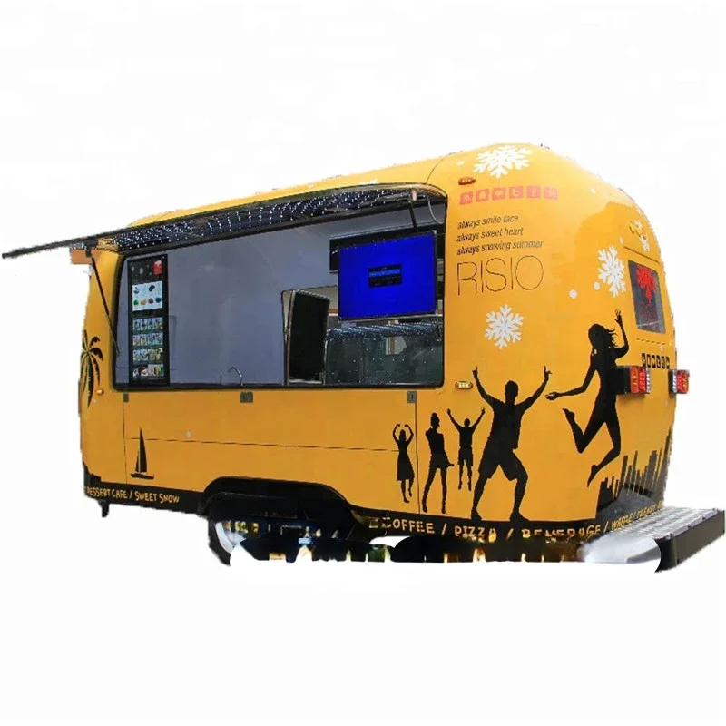 Cheap And Fine Australian/Europe Standard Mobile Food Cart Ice Cream Truck For Sale With Different Color For Choice