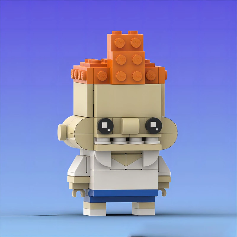 MOC Japanischer Anime-Film Actionfigur Bausteine Arnolds Mini-Puppenmodell Kinder-Puzzle-Bausatz Spielzeug Geburtstagsgeschenk Dekoration – Detail 3