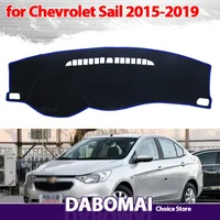 Para Chevrolet Sail 2015-2019 Sail 3 cubierta de tablero alfombrilla para tablero alfombra almohadilla sombra capa manta accesorios de coche