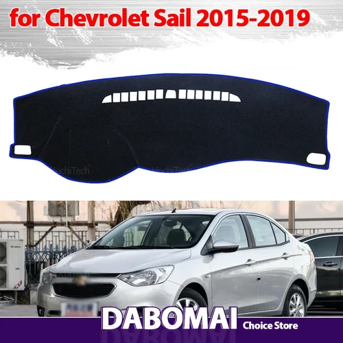 Para Chevrolet Sail 2015-2019 Sail 3 cubierta de tablero alfombrilla para tablero alfombra almohadilla sombra capa manta accesorios de coche
