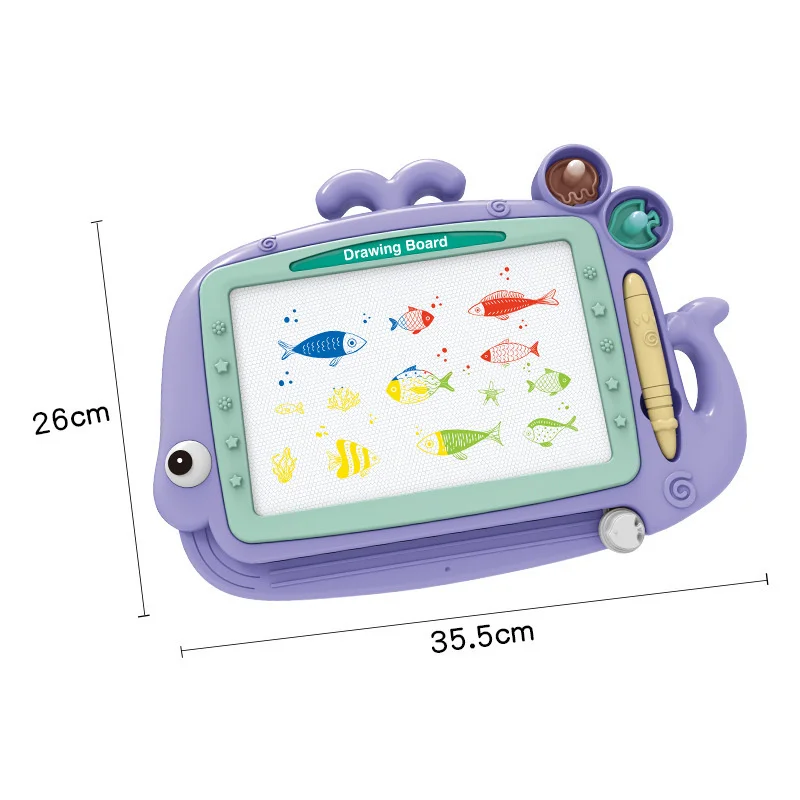 Cartoon Color Magnetic Doodle Drawing Board Toy Set For Kids, Early Education Learning Skill Development Toys For Toddlers