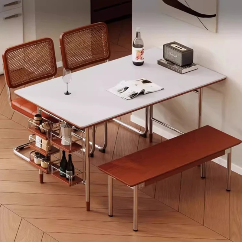 Living Room Dining Tables Modern Luxury House Square Kitchen Dining Tables Interior Small Space Mesa De Jantar Home Furniture