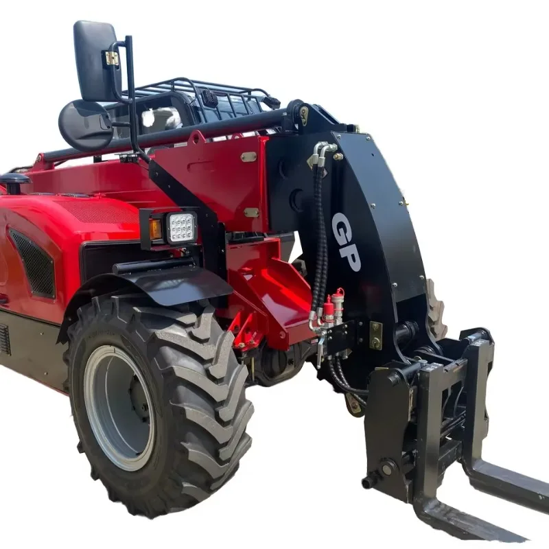 Customized New Condition Diesel-Powered Telescopic Handler Forklift Core Components Including Engine Mast Farm Industries Packag