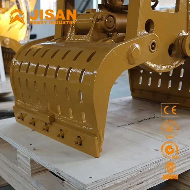 ชุดเครื่องมือคีบจับและคัดแยกเศษเหล็กแบบไฮดรอลิกอเนกประสงค์สำหรับรถขุดขนาดเล็ก พร้อมมอเตอร์และชิ้นส่วนหลัก