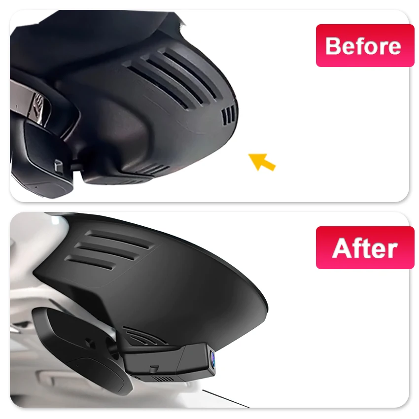 For Volvo S90 V90 XC60 2018-2021 Front and Rear 4K Dash Cam for Car Camera Recorder Dashcam WIFI Car Dvr Recording Devices - view 4