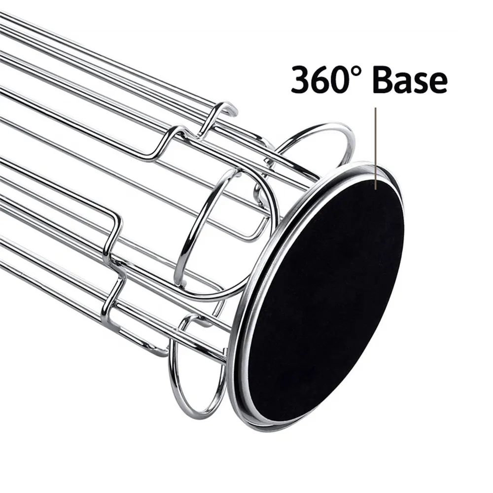 Coffee Pod Holder 24Cups Rotatable For Dolce Gusto Capsule Display Capsule Rack Stainless Steel Tower Stand Storage Shelves