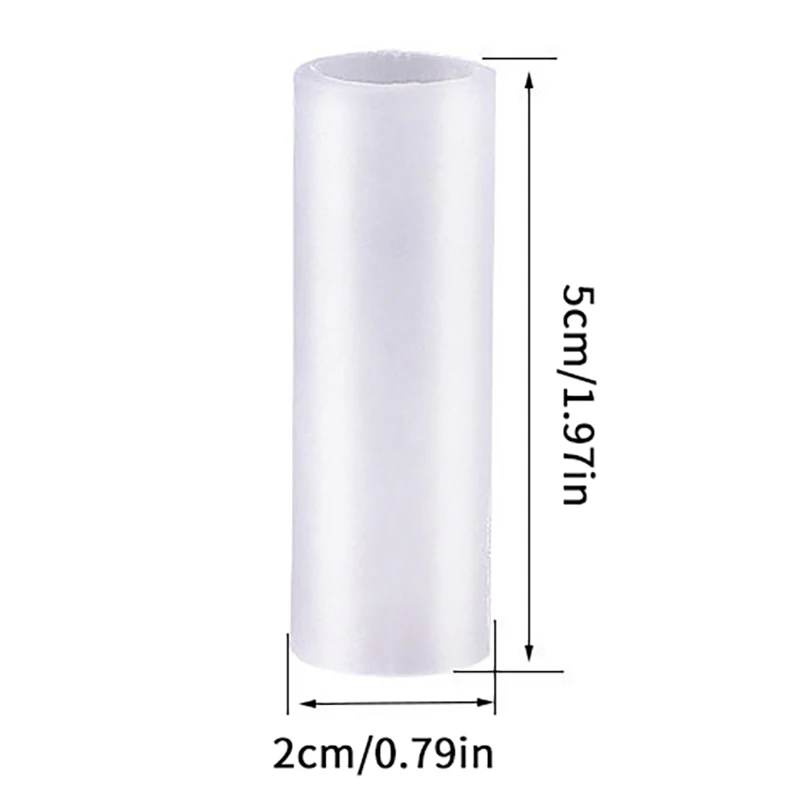 10 pçs cozinhar ferramentas de cozinha tubo de gel de silicone protetor de dedo anti-corte resistente ao calor mangas de dedo