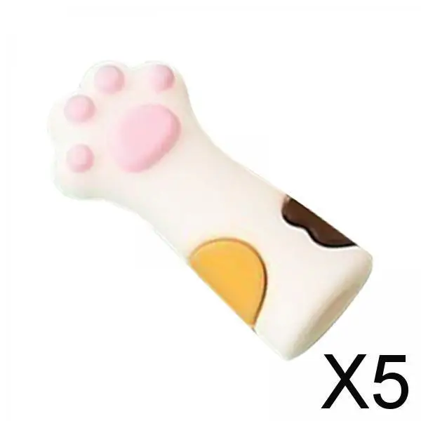 5ดินสอหมวกเครื่องมือสเก็ตช์ภาพแบบพกพาสีขาว