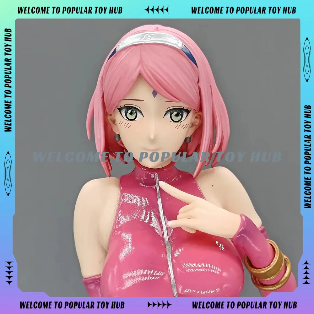 30cm Anime NARUTO Shippuden Figure Haruno Sakura Girl PVC Action Figure Toy High Quality GK Statue Custom Collection Model Doll