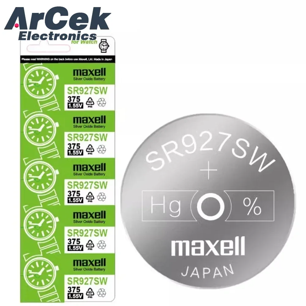 2PCS Original-Maxell SR927SW Lithium Batteries  AG7 395 LR927 395AL926F Button Battery for Watch Toys Control Calculator view 3