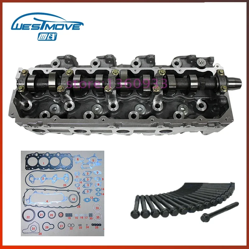 ENGINE : 1KZ 1KZTE 1KZ-TE  complete cylinder head assembly full gasket screw for Toyota  3.0L  11101-69175 908782 1110169175