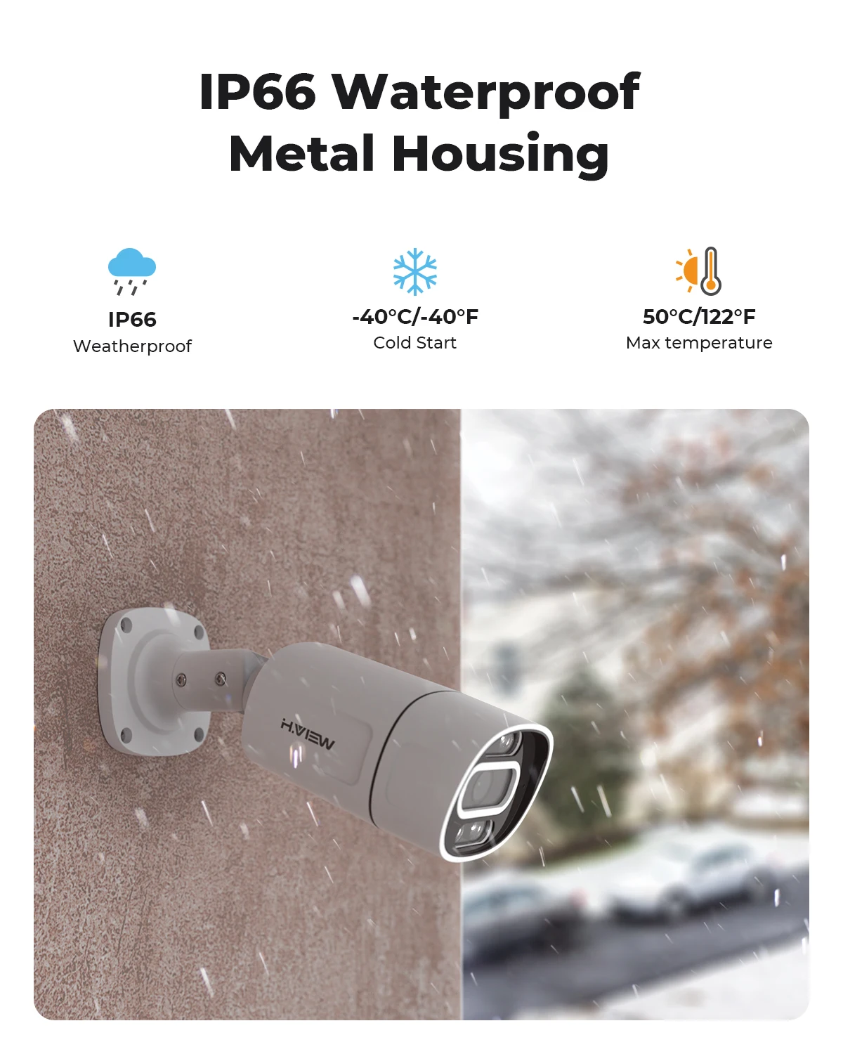 Камера видеонаблюдения H.View, 8 каналов, 4K, 8 МП