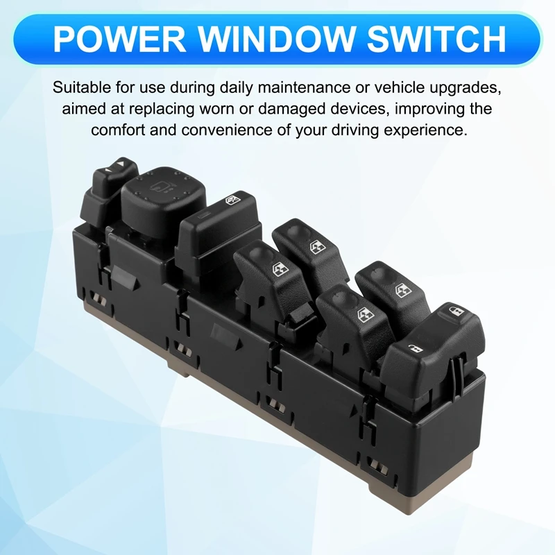 Power Window Switch Glass Lifter Switch For GMC Chevrolet Cadillac LHD Window Switch Button 15181223 15883320 15202851