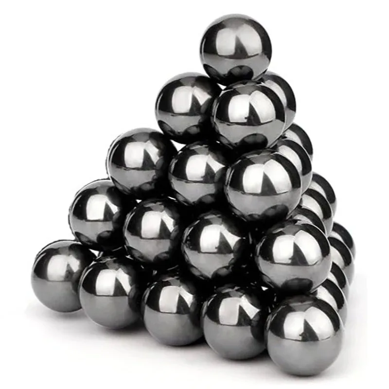 Round Magnet Ball Black Sphere Ferrite Magnetic Polishing Ball Magnetic Palm Stone Bracelet Beads DIY Game Men Jewelry Wholesale