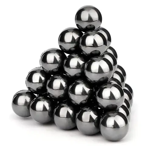 Round Magnet Ball Black Sphere Ferrite Magnetic Polishing Ball Magnetic Palm Stone Bracelet Beads DIY Game Men Jewelry Wholesale