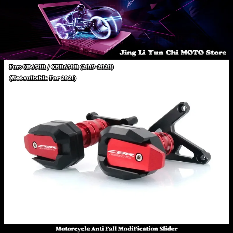 

For HONDA CBR650R CB650R CB CBR 650R 2019 2020 Motorcycle CNC Falling Protection Frame Slider Fairing Guard Crash Pad Protector