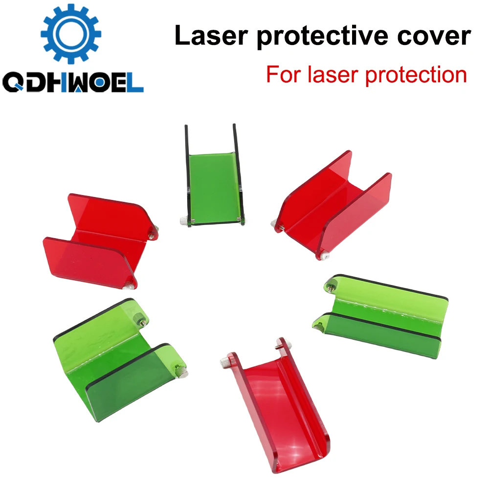 QDHWOEL-Juste de protection laser, coque de protection pour tête laser, lunettes de protection, utilisation pour graveur laser, 33mm, 40mm, 46mm