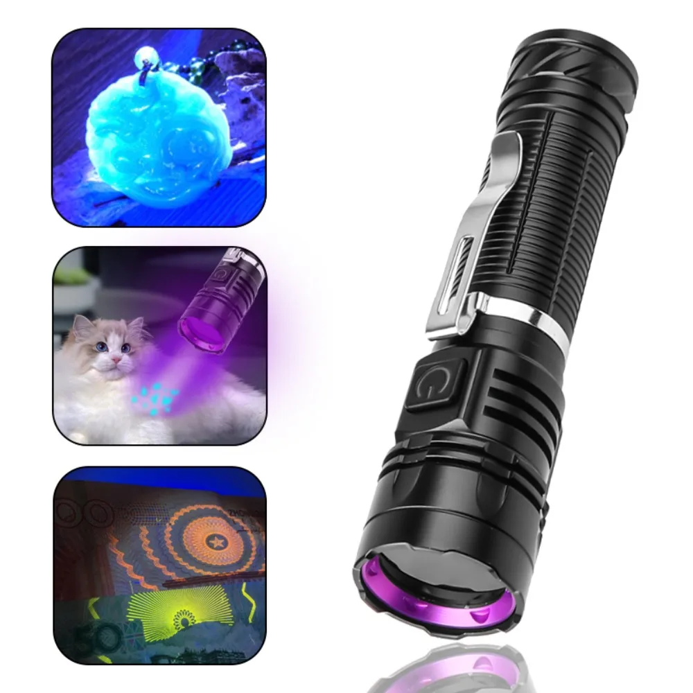 nova-lanterna-uv365-com-lente-preta-e-clipe-para-caneta-tocha-uv-roxa-leve-para-deteccao-de-manchas-em-animais-de-estimacao-e-verificacao-de-dinheiro-falso