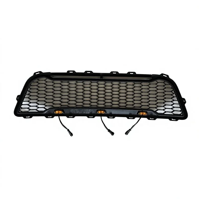 High Quality ABS Black Racing Radiator Grille Shockproof Direct Replacement Auto Modification Accessory