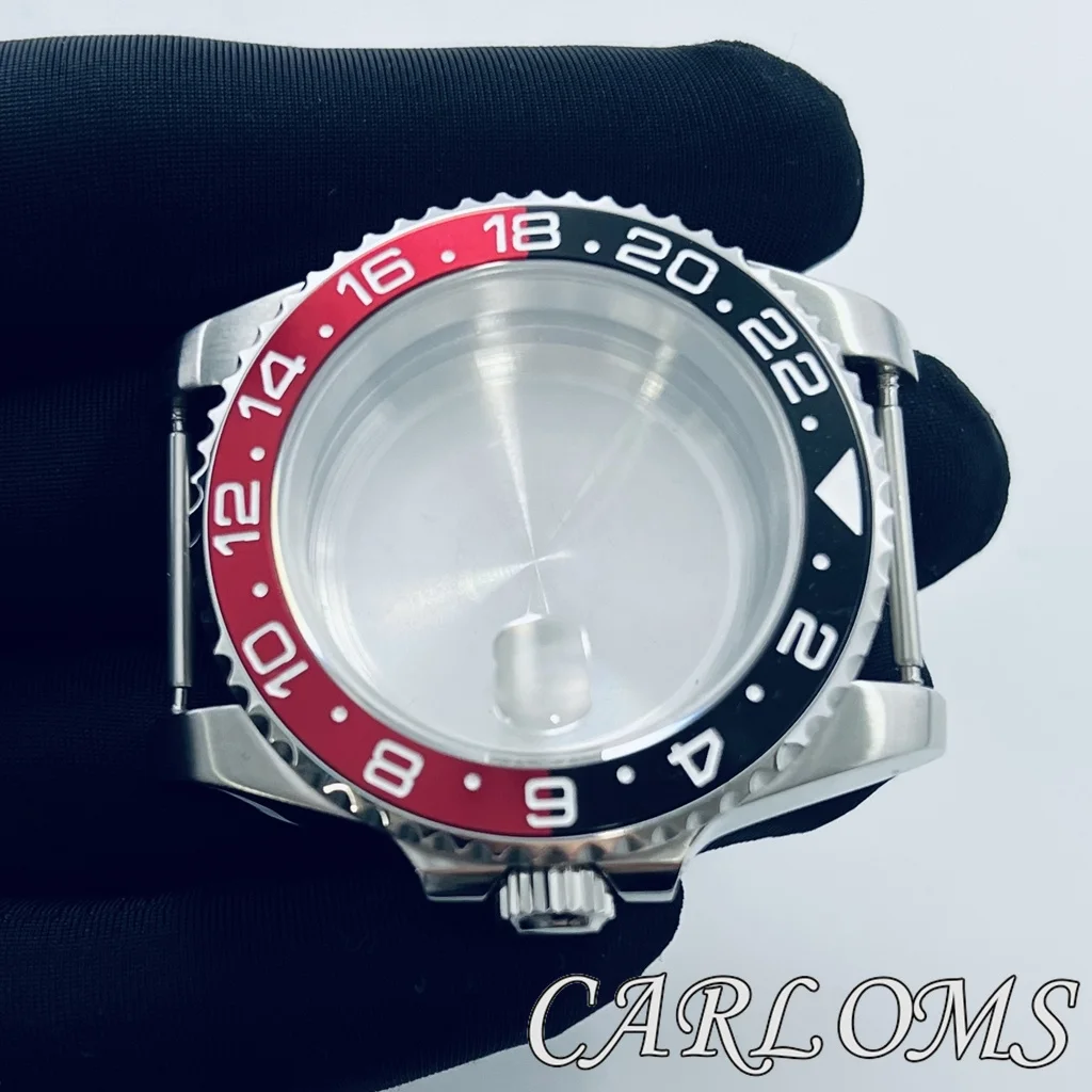 TOP 40mm ETA2824 PT5000 NH34 NH35 NH36 NH70 NH72 4R35 4R36 Movement GMT Aluminium Bezel Sapphire Glass Watch Case