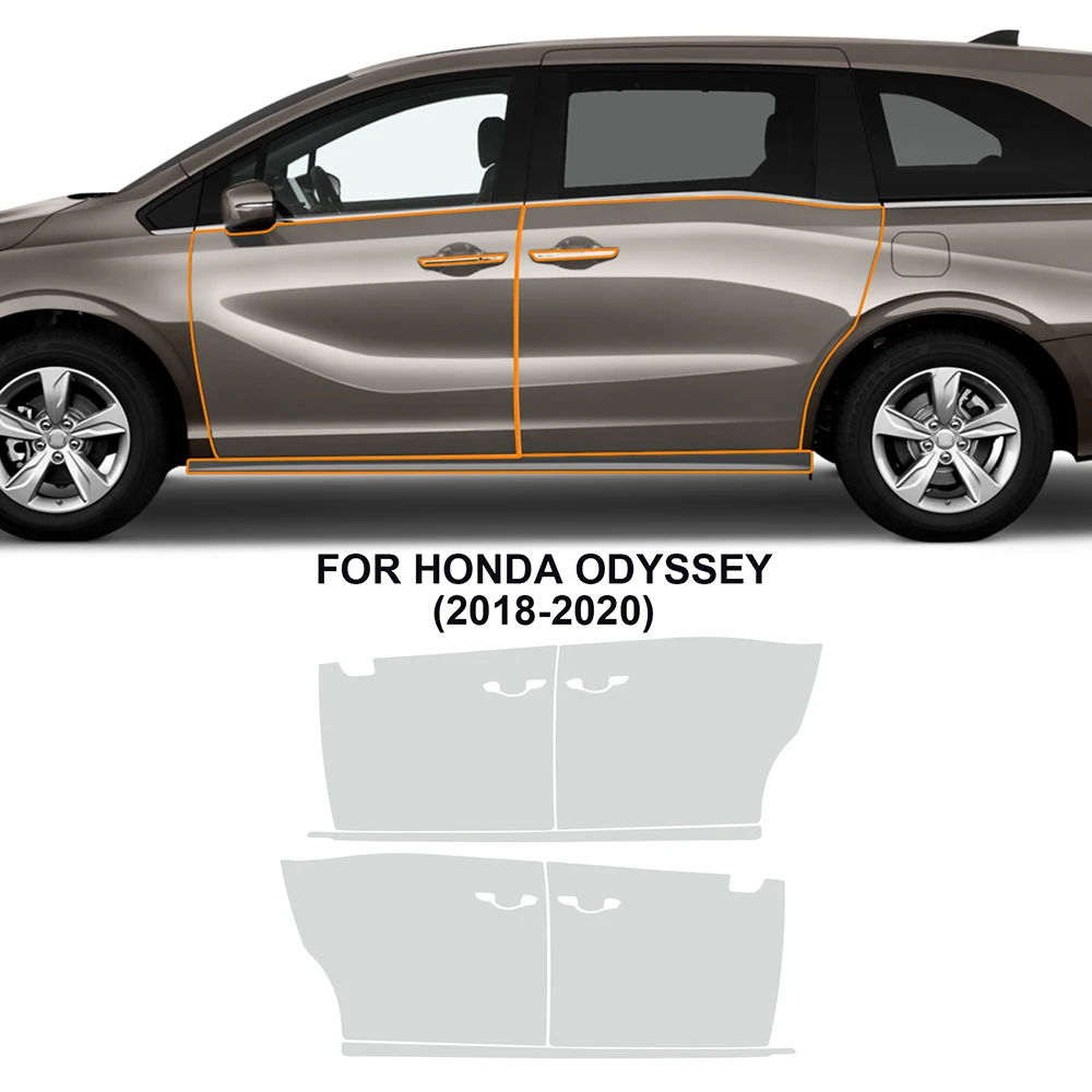 

for HONDA ODYSSEY 2018-2020 Car Body Exterior Original Pre Cut PPF Paint Protection Tpu Transparent Film Anti-Scratch Sticker